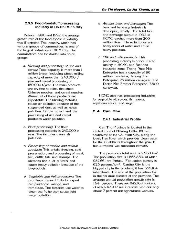 image for page Economy & Environment case studies in VietNam