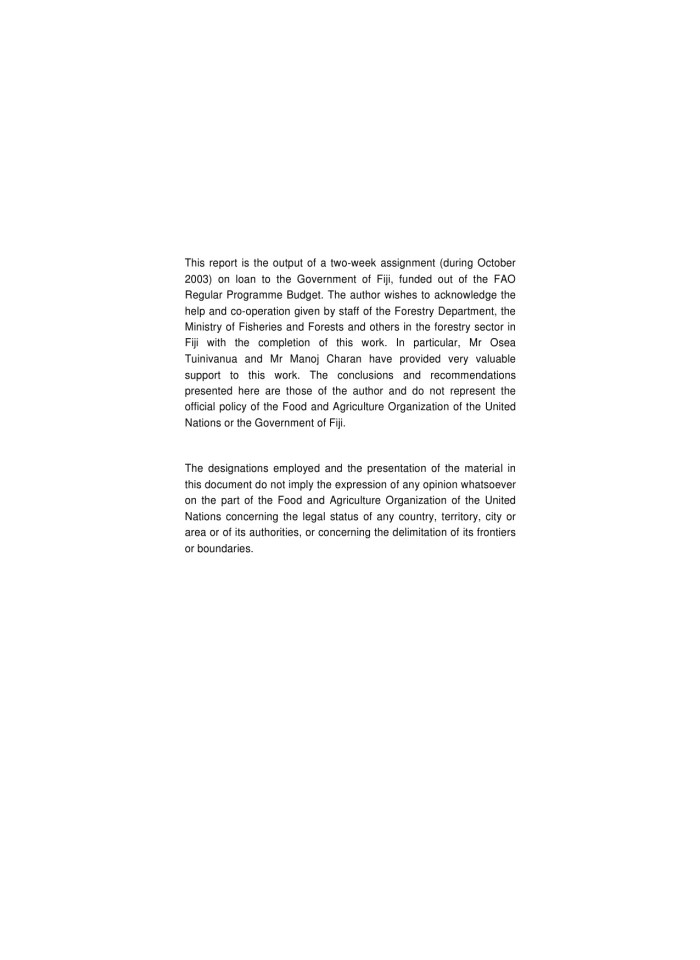image for page Đánh giá hệ thống doanh thu rừng và thuế của ngành lâm sản tại fiji