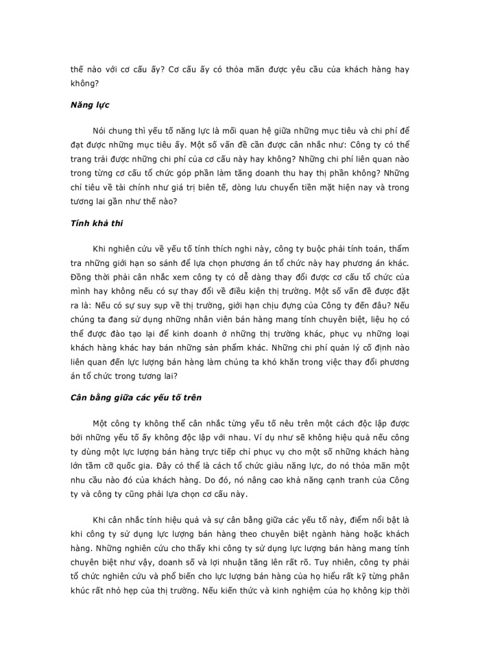 image for page Chiến lược và cơ cấu tổ chức lực lượng bán hàng công ty