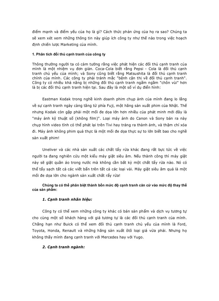 image for page Phân tích ngành và đối thủ cạnh tranh