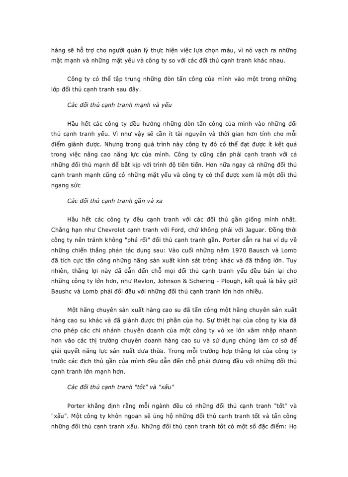 image for page Phân tích ngành và đối thủ cạnh tranh