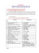 Phân tích số liệu và dự báo trên Ms Excel