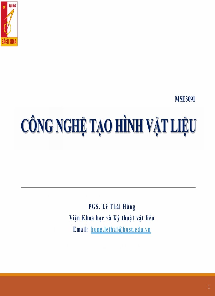 image for page Công nghệ tạo hình vật liệu