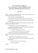 Cải cách, nâng cao hiệu quả sức cạnh tranh của doanh nghiệp nhà nước trong quá trình hội nhập kinh tế quốc tế