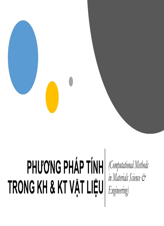 image for page Phương pháp tính trong kh & kt vật liệu