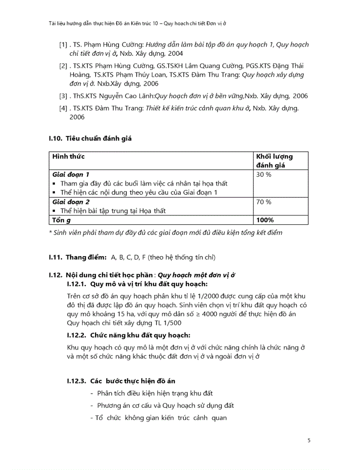 image for page Tài liệu hướng dẫn thực hiện Đồ án Kiến trúc 10 – Quy hoạch chi tiết Đơn vị ở