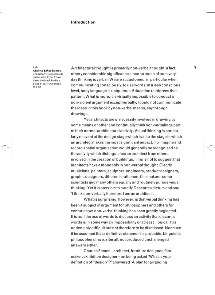 image for page Architectural Thought: the design process and the expectant eye