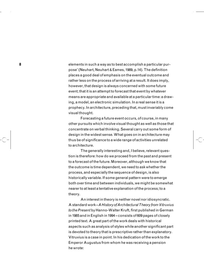 image for page Architectural Thought: the design process and the expectant eye