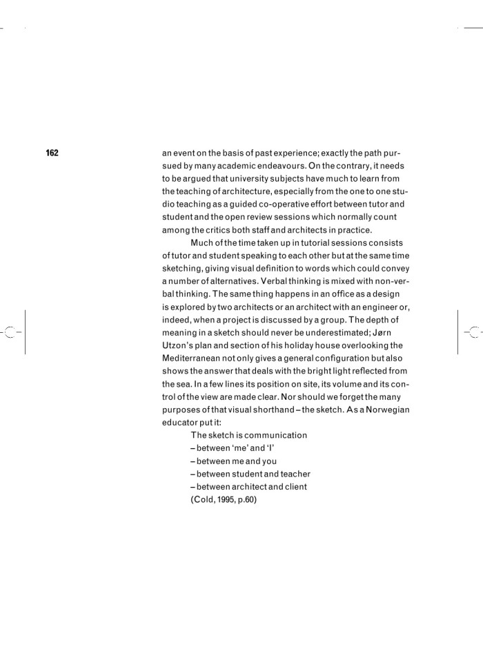 image for page Architectural Thought: the design process and the expectant eye