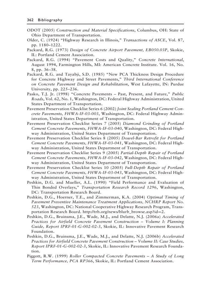 image for page Concrete pavement design construction and performance