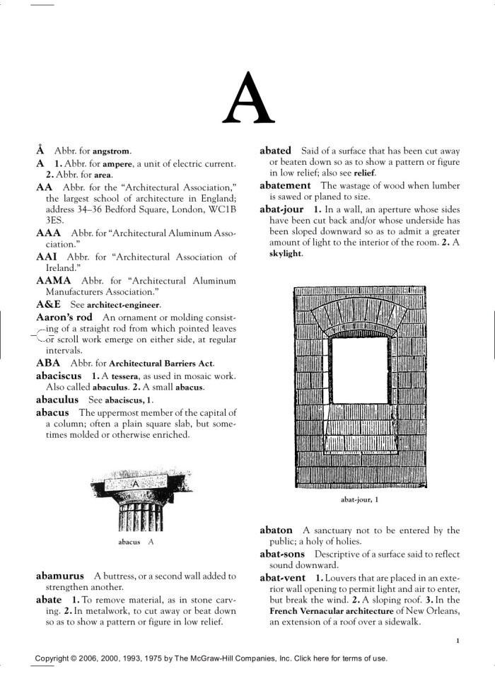 image for page Dictionary of architecture construction