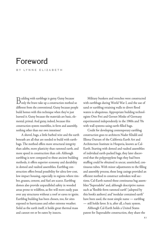 image for page Earthbag building the tools tricks and techniques