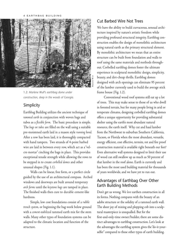 image for page Earthbag building the tools tricks and techniques