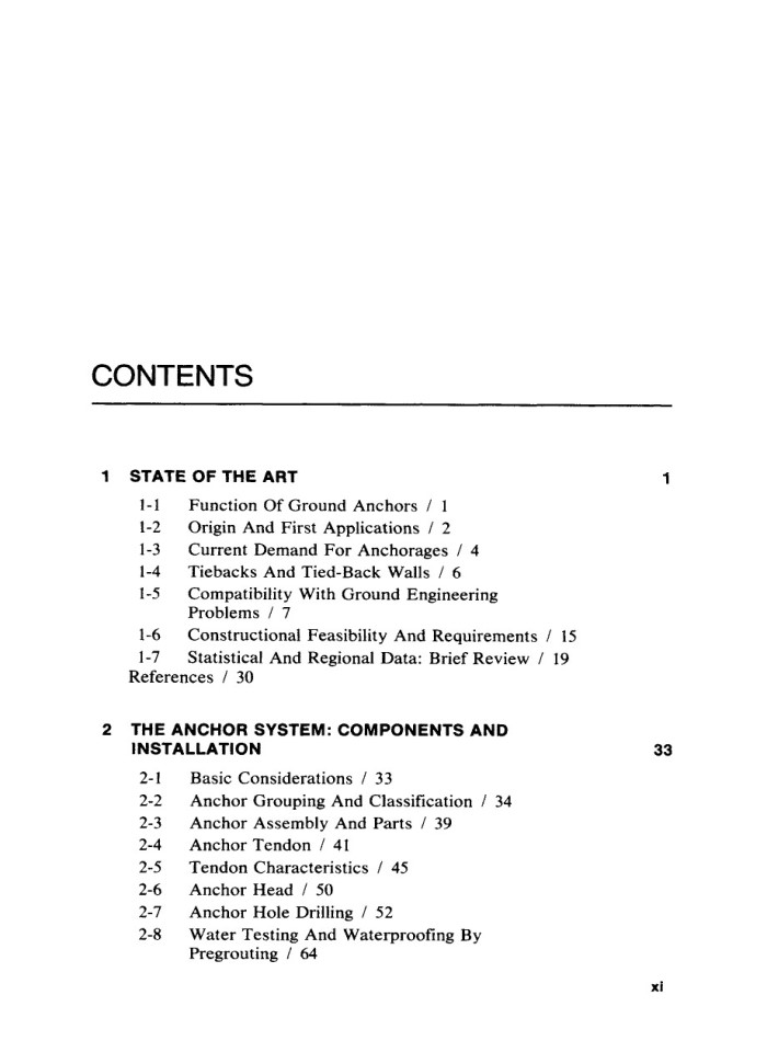image for page Ground anchors and anchoredstructures