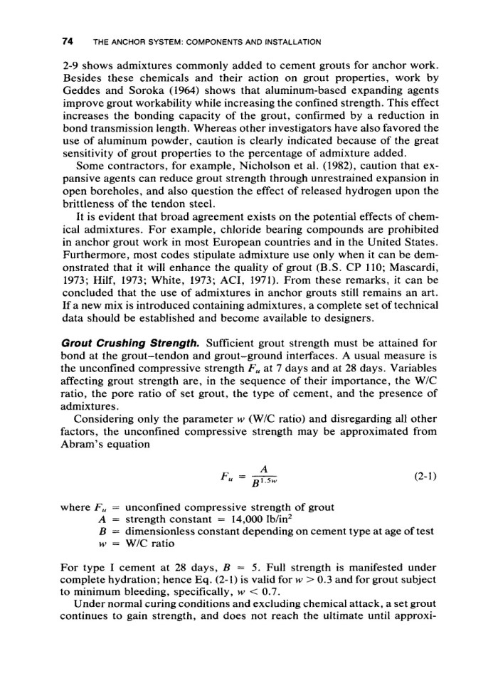 image for page Ground anchors and anchoredstructures