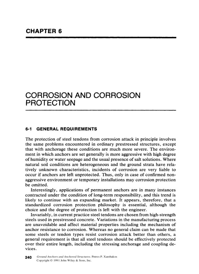 image for page Ground anchors and anchoredstructures