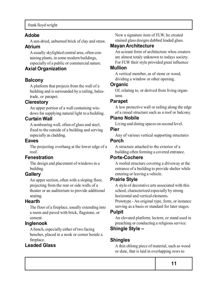 image for page Introduction To Architecture Architectural Dictionary of Terms, Movements and Architects