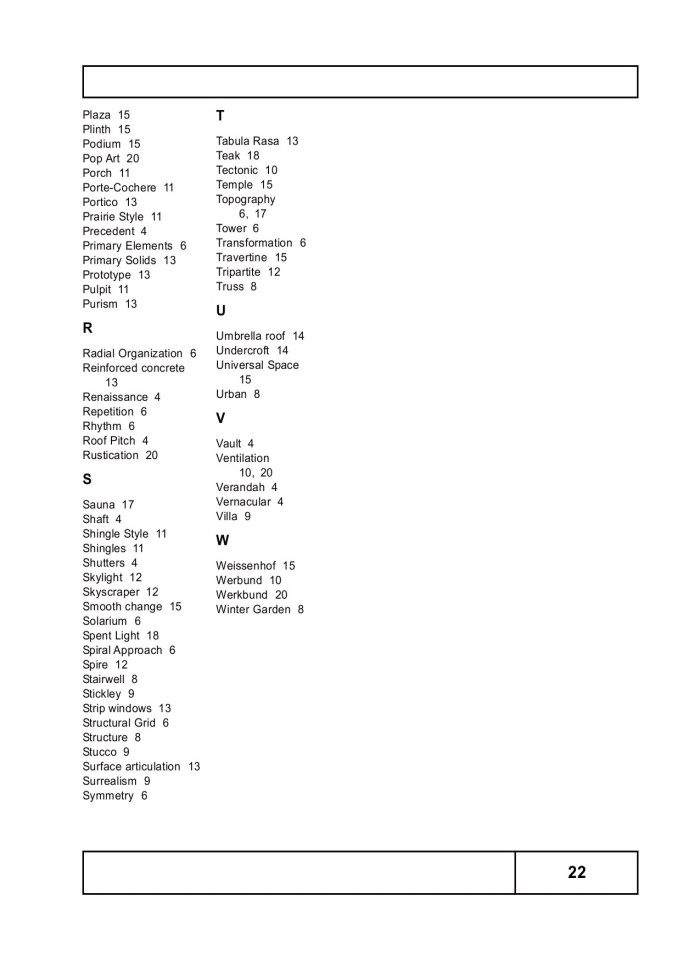 image for page Introduction To Architecture Architectural Dictionary of Terms, Movements and Architects