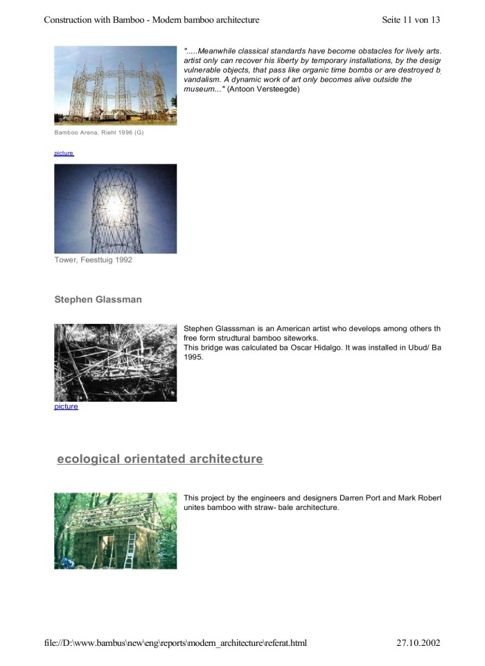 image for page Modern bamboo architecture
