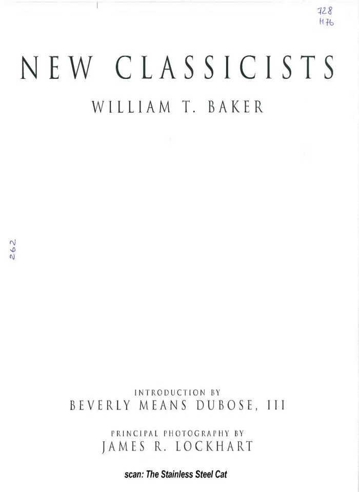 image for page New classicists