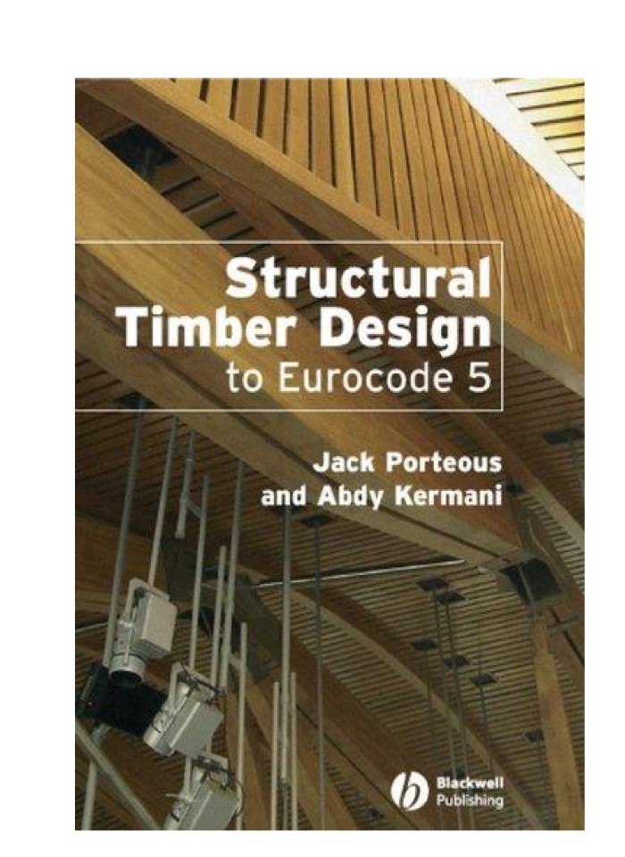image for page Structural timber design to eurocode 5