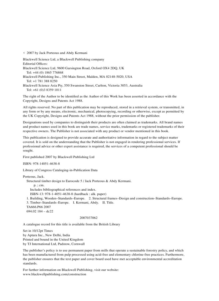 image for page Structural timber design to eurocode 5