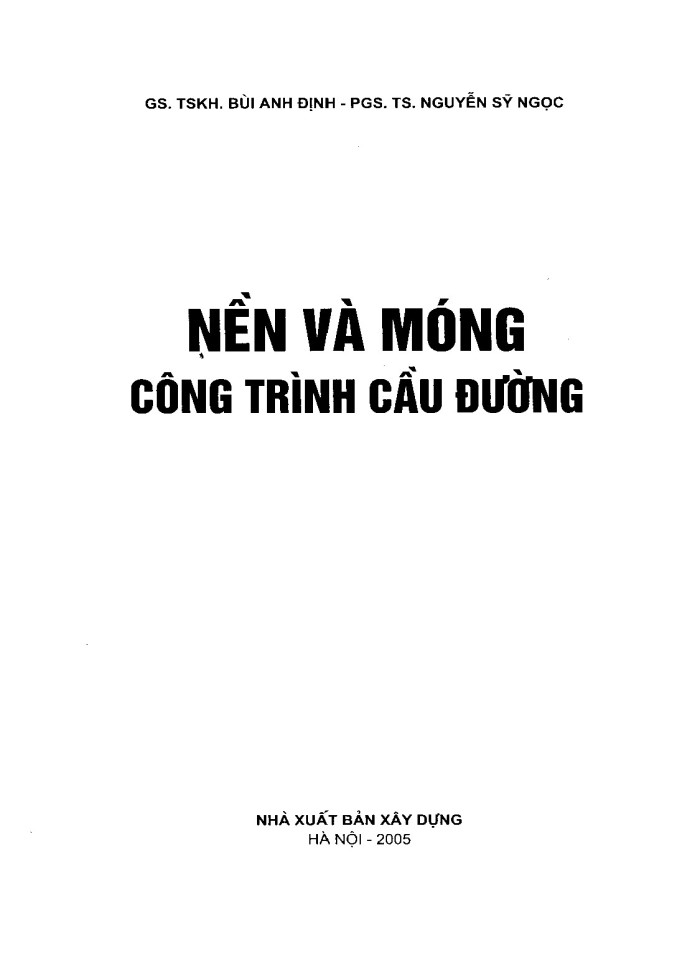 image for page Nền móng và công trình cầu đường