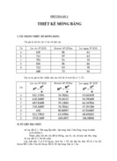 Thiết kế móng băng