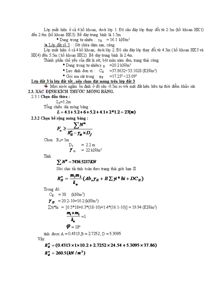 image for page Thiết kế móng băng