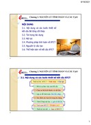 Nguyên lý tính toán và cấu tạo