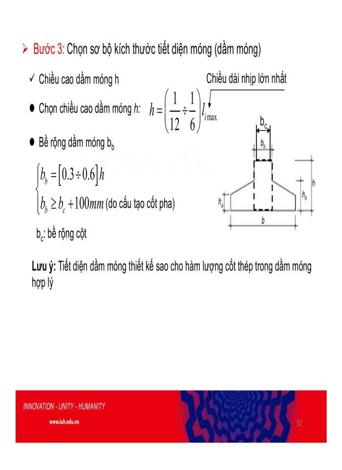 image for page Thiết kế móng băng dưới hàng cột