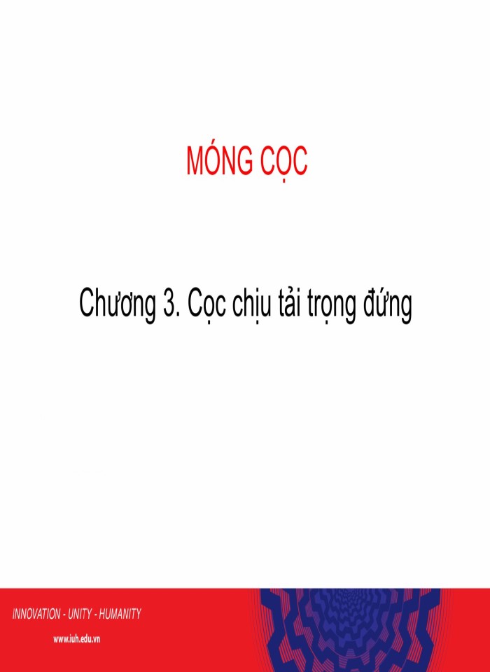 Cọc chịu tải đứng