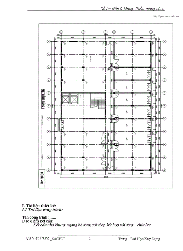 image for page Đồ án Nền & Móng- Phần móng nông