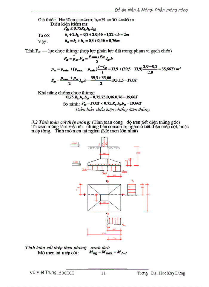 image for page Đồ án Nền & Móng- Phần móng nông