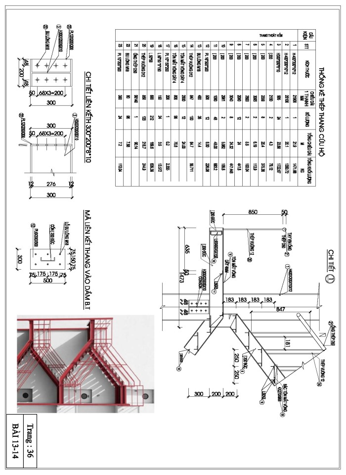 image for page Bản vẽ kết cấu thép - nút dàn thép