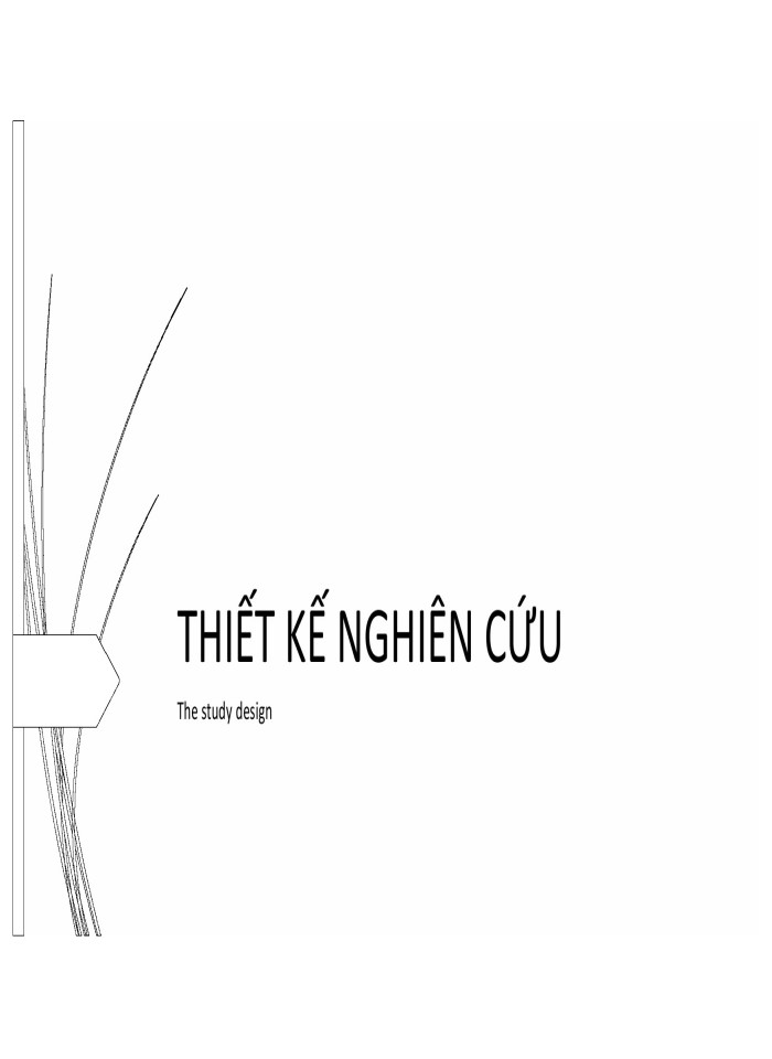 Thiết kế nghiên cứu