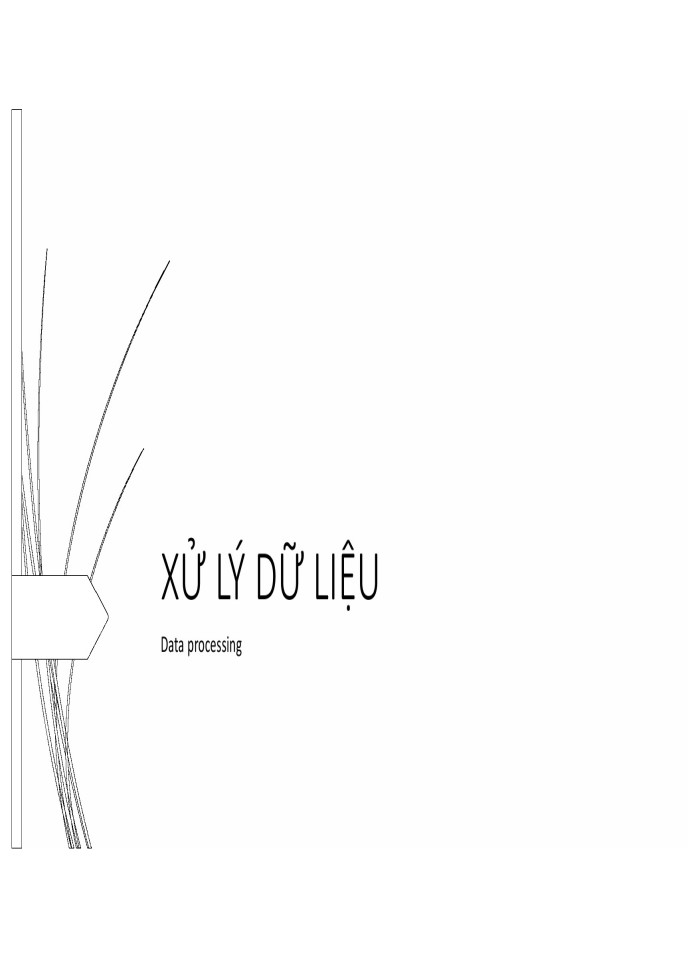 image for page Xử lý dữ liệu