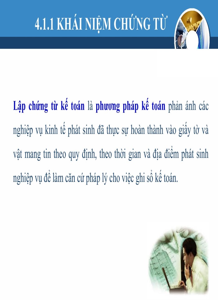 image for page Chứng từ kế toán và kiểm kê