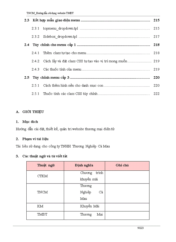 image for page Hướng dẫn cài đặt, thiết kế, quản trị website thương mại điện tử