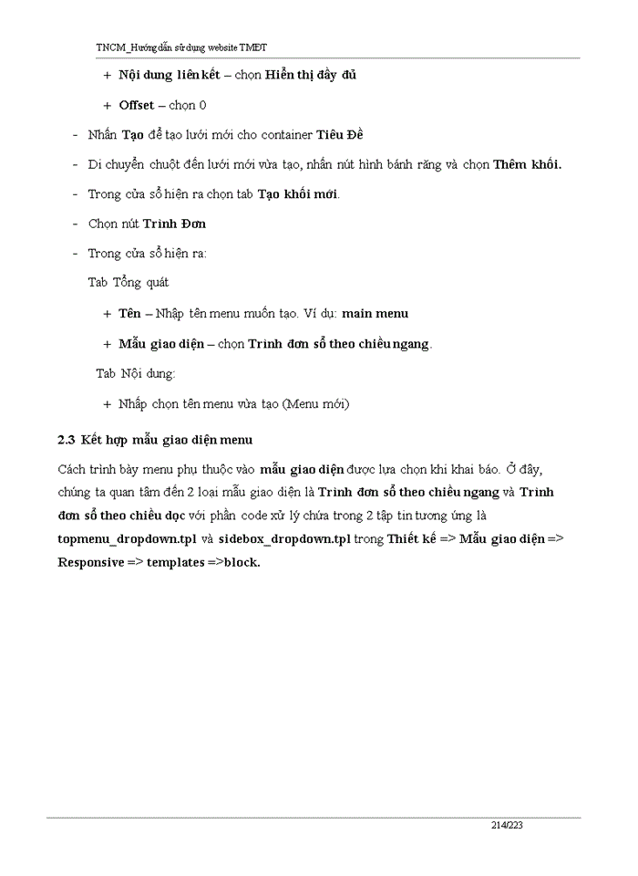 image for page Hướng dẫn cài đặt, thiết kế, quản trị website thương mại điện tử