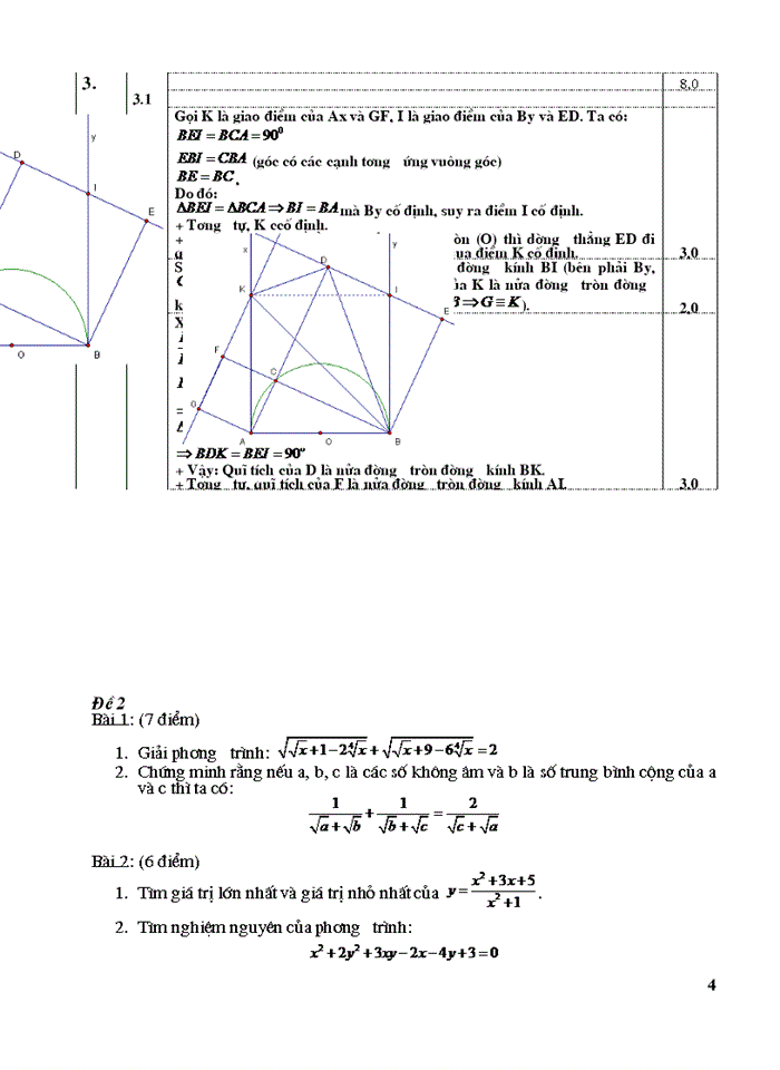 image for page Một số đề ôn thi vào chuyên toán