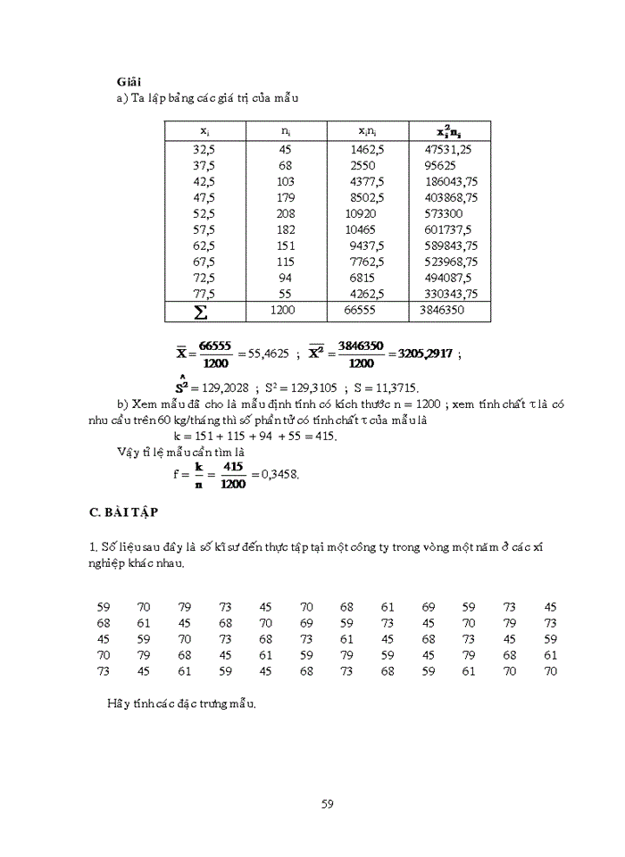 image for page Bài tập xác suất thống kê