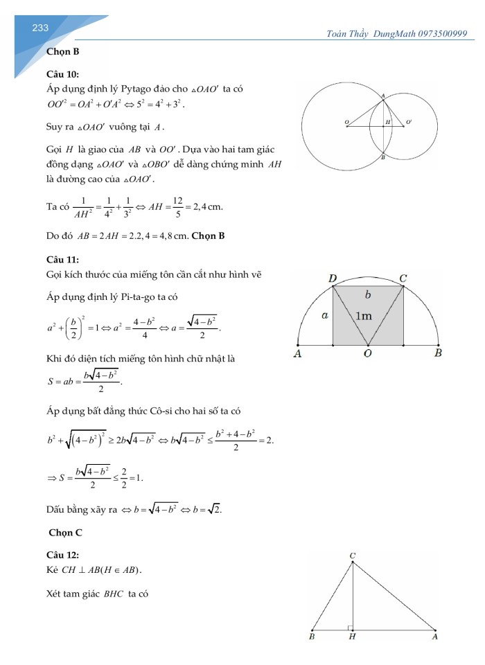 image for page Các bài toán theo chủ đề trong đề thi vào lớp 10 các tỉnh