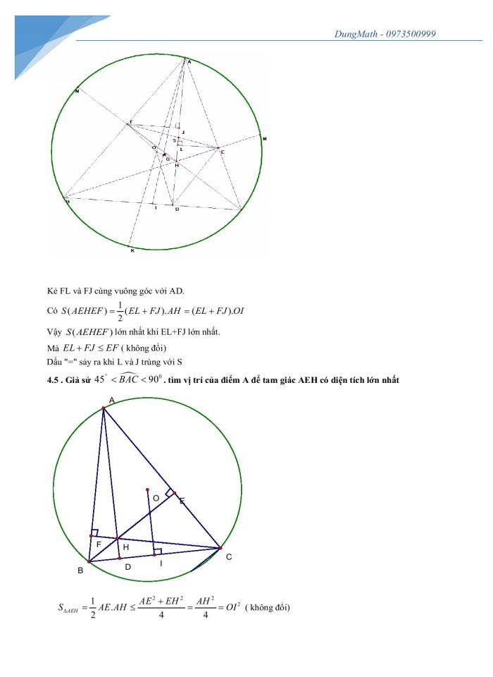 image for page Chùm bài toán hình học luyện thi vào lớp 10