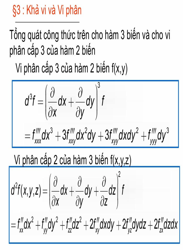 image for page Khả vi và Vi phân