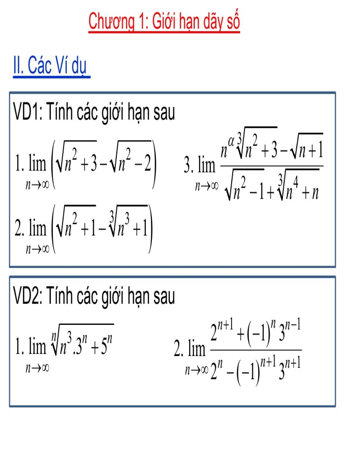 image for page Giới hạn dãy số