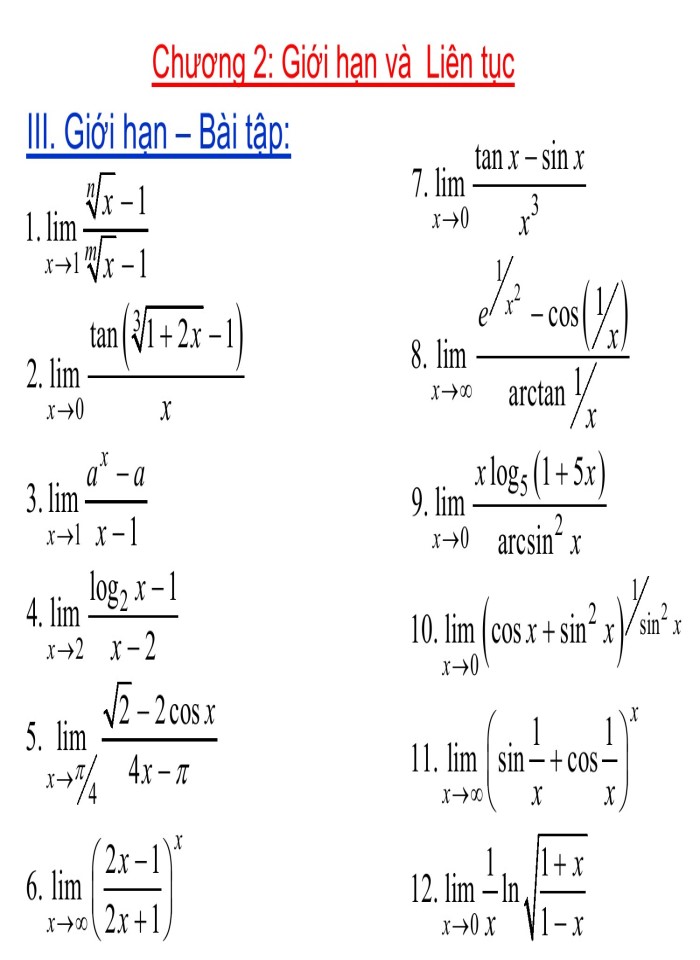 image for page Giới hạn dãy số