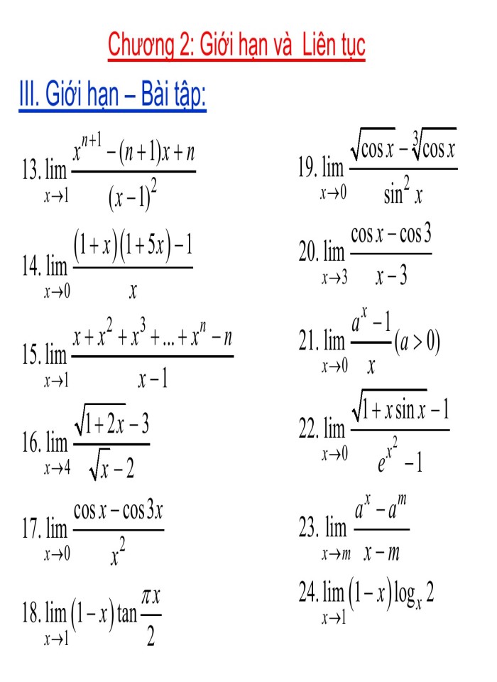 image for page Giới hạn dãy số