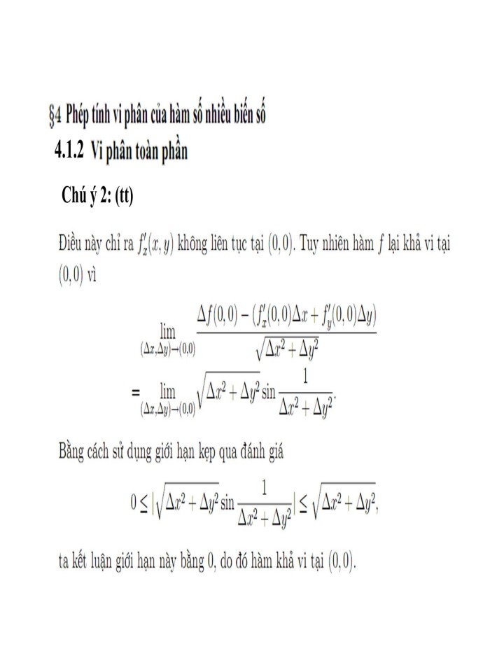 image for page Giới hạn của hàm nhiều biến