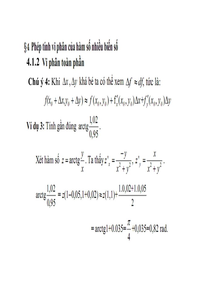 image for page Giới hạn của hàm nhiều biến